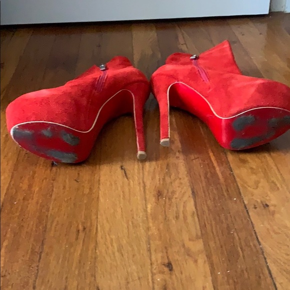 Jessica Buurman suede platform bootie - Picture 3 of 3